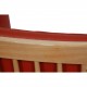 Børge Mogensen Spoke-back sofa in red leather