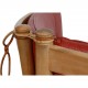 Børge Mogensen Spoke-back sofa in red leather