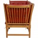 Børge Mogensen Spoke-back sofa in red leather