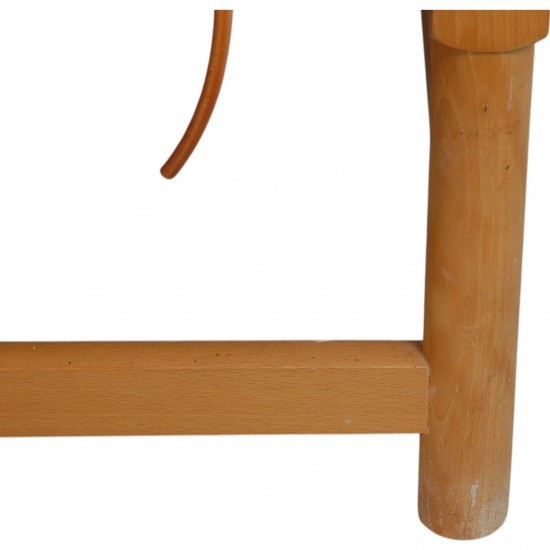 Børge Mogensen Spoke-back sofa in red leather