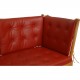 Børge Mogensen Spoke-back sofa in red leather