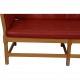 Børge Mogensen Spoke-back sofa in red leather