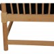 Børge Mogensen Spoke-back sofa in oak and black Hallingdal