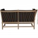 Børge Mogensen Spoke-back sofa in oak and black Hallingdal