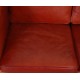 Børge Mogensen 2-personers 2332 sofa i indian red anilin læder