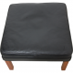 Børge Mogensen 2202 Stool in black leather