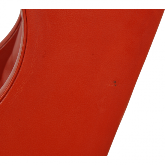 Børge Mogensen 2204 Wingchair in red leather