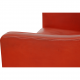 Børge Mogensen 2204 Wingchair in red leather
