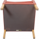 Børge Mogensen 2204 Wingchair in red leather