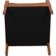 Børge Mogensen 2207 lounge chair in walnut anilin leather