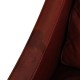 Børge Mogensen 2207 lænestol i Indian red anilin læder