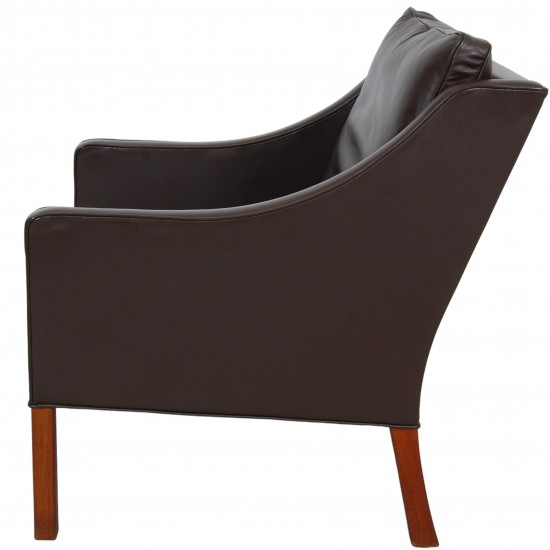 Børge Mogensen 2207 loungechair in brown leather