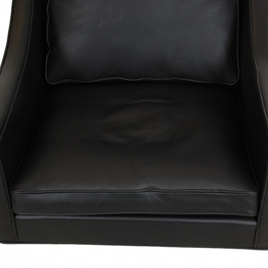 Børge Mogensen 2207 lænestol i sort læder