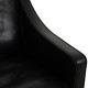 Børge Mogensen Lounge chair model 2207 in black leather