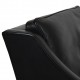 Børge Mogensen lænestol model 2207 i sort læder