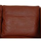 Børge Mogensen 2.seater 2208 sofa in brown leather