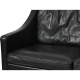 Børge Mogensen 2209 3.personers sofa i sort læder