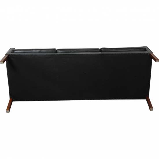 Børge Mogensen 2209 3.personers sofa i sort læder