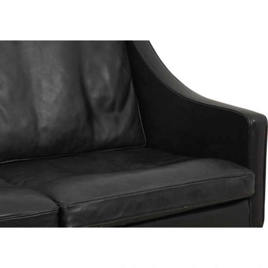 Børge Mogensen 2209 3.personers sofa i sort læder