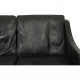 Børge Mogensen 2209 3.personers sofa i sort læder