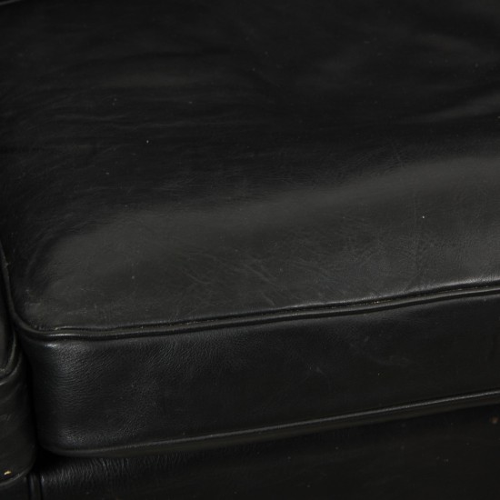 Børge Mogensen 2209 3.personers sofa i sort læder