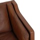 Børge Mogensen 2.seater sofa model 2212 in brown leather