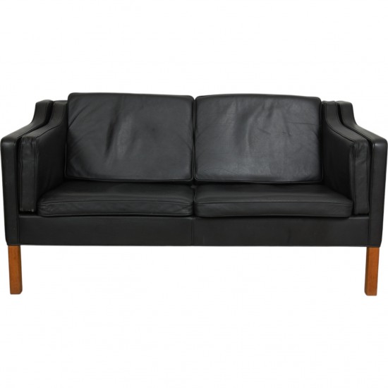 Børge Mogensen 2212 sofa i sort læder