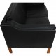 Børge Mogensen 2212 sofa i sort læder