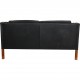 Børge Mogensen 2212 sofa i sort læder