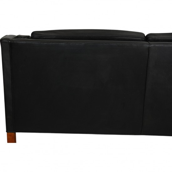 Børge Mogensen 2212 sofa i sort læder