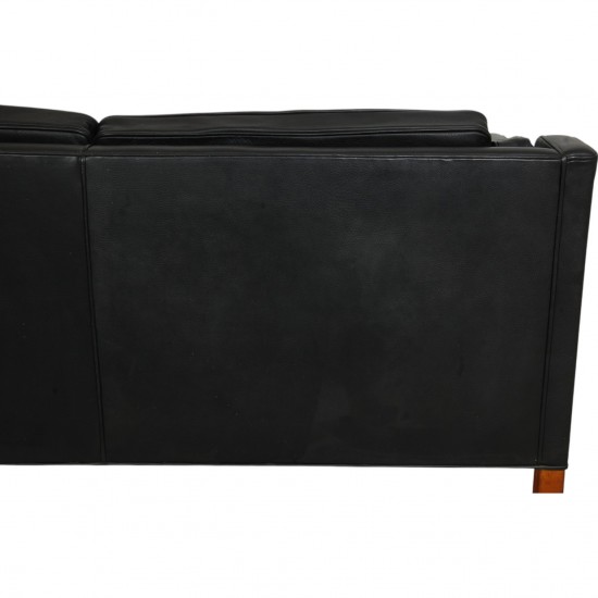 Børge Mogensen 2212 sofa i sort læder