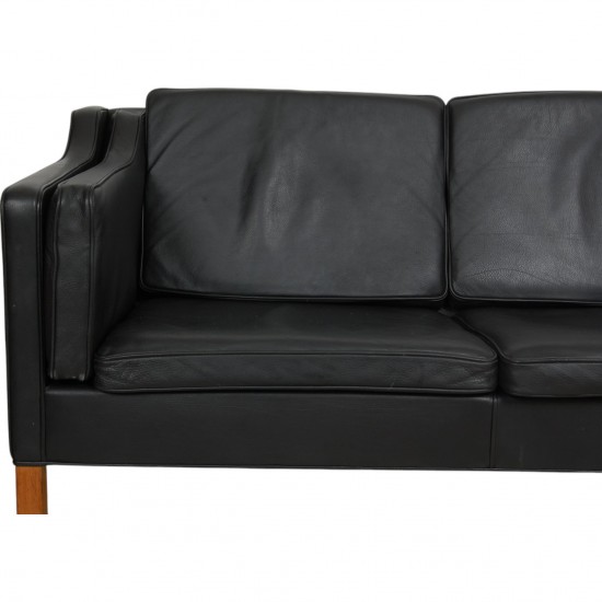 Børge Mogensen 2212 sofa i sort læder