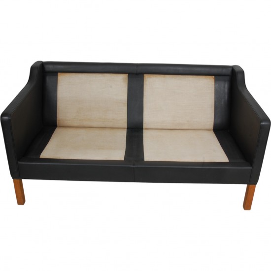 Børge Mogensen 2212 sofa i sort læder