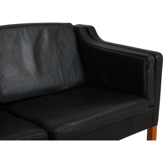 Børge Mogensen 2212 sofa i sort læder