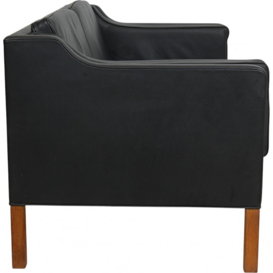 Børge Mogensen 2212 sofa i sort læder