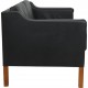 Børge Mogensen 2212 sofa i sort læder