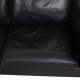 Børge Mogensen 2212 2-personers sofa i sort læder 2004