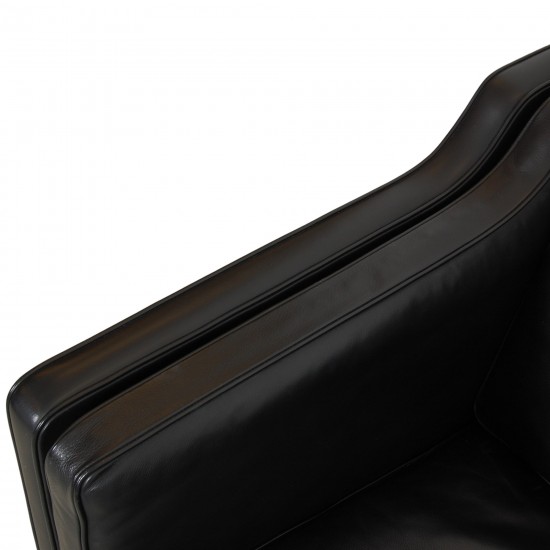 Børge Mogensen 2212 2.seater sofa in black leather from 2007