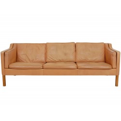 Børge Mogensen 3-personers 2213 sofa i lyst læder