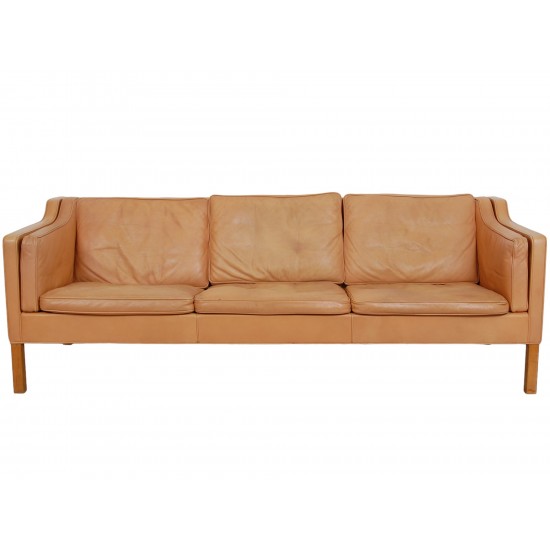 Børge Mogensen 3.seater 2213 sofa in light leather