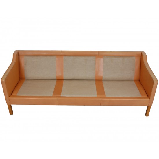 Børge Mogensen 3.seater 2213 sofa in light leather