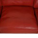 Børge Mogensen 2213 3.seater sofa in red leather