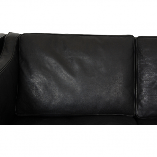 Børge Mogensen 3-personers 2213 sofa i sort læder