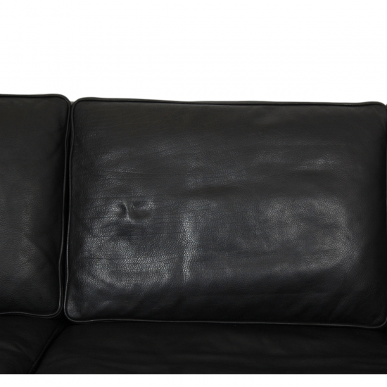Børge Mogensen 3-personers 2213 sofa i sort læder