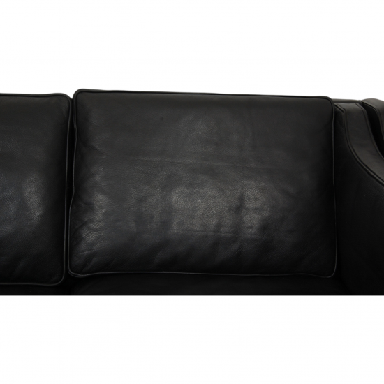 Børge Mogensen 3-personers 2213 sofa i sort læder