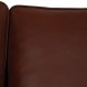 Børge Mogensen 2213 3-personers sofa betrukket med mokka bizon læder