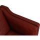 Børge Mogensen 3.seater 2213 sofa in patinated red leather