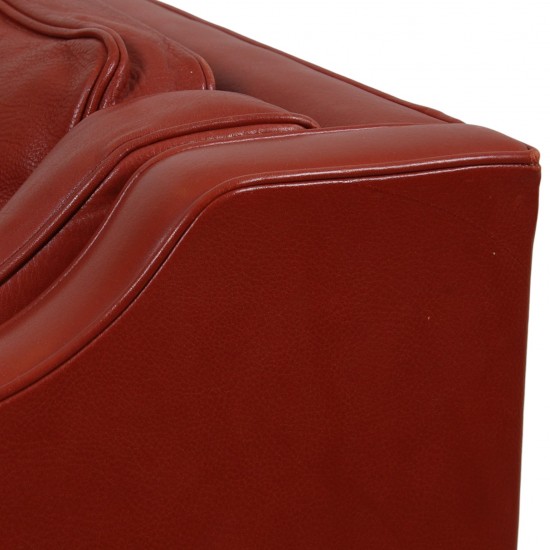 Børge Mogensen 3.seater 2213 sofa in patinated red leather