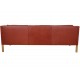 Børge Mogensen 3.seater 2213 sofa in patinated red leather