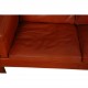 Børge Mogensen 2213 sofa i patineret cognac læder
